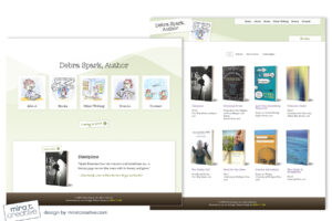 Debra Spark, author website design