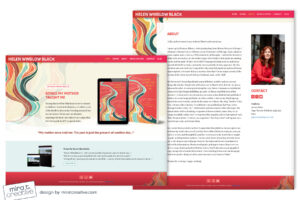 Helen Winslow Black, Author Website Redesign