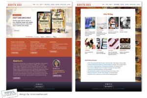 Kavita Das, author website design