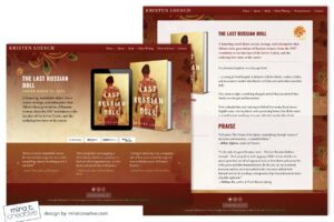 Kristen Loesch, author website design