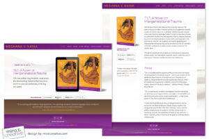 Meghana Nayak, debut author website design