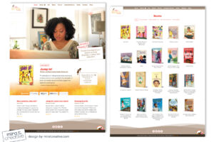 Shadra Strickland, children's book illustrator website design