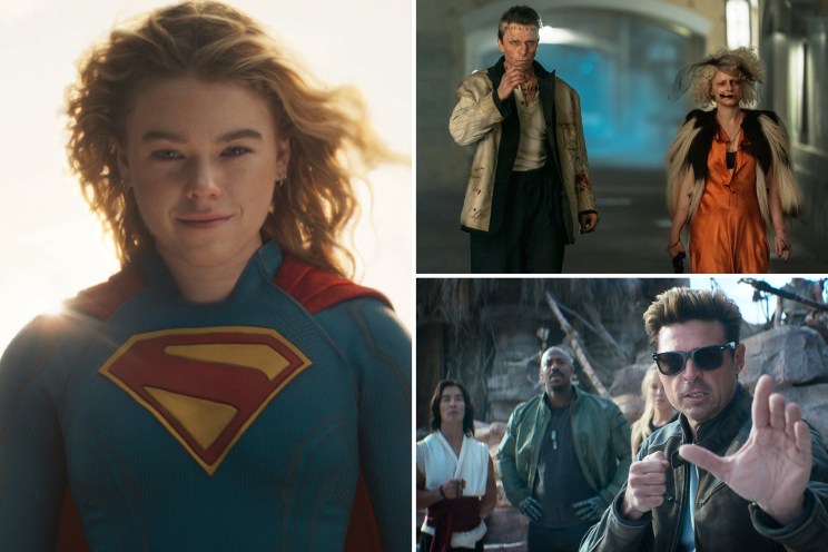 Collage of scenes from "The Flash", "The Doom Patrol", and "Mortal Kombat 2"