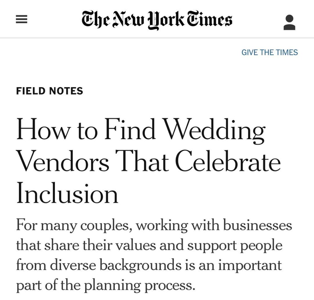 Offbeat Wed in the New York Times How to Find Wedding Vendors That Celebrate Inclusion - Become an Offbeat Wed Vendor Member Offbeat Wed in the New York Times How to Find Wedding Vendors That Celebrate Inclusion