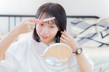 前髪を上手にセットするには?(画像はイメージ)