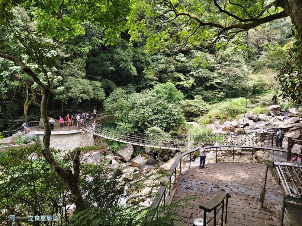 草山觀瀑吊橋.陽明山秘境.瀑布.台北玩水景點
