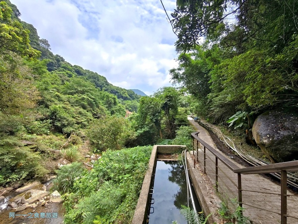 草山觀瀑吊橋.陽明山秘境.瀑布.台北玩水景點