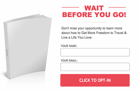 mobile-friendly-wordpress-popup - PopupAlly Pro Screenshot of wait before you go popup