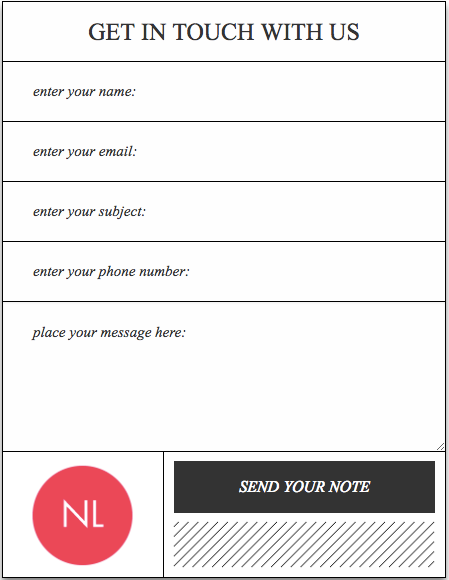 Contact Form - Solid - PopupAlly Pro Screenshot of solid contact form