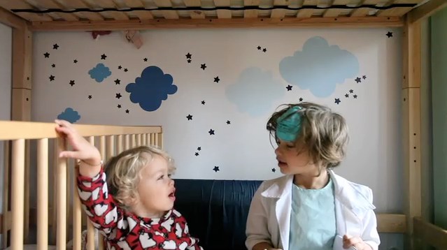 click for video cabin fever: i want my hat back