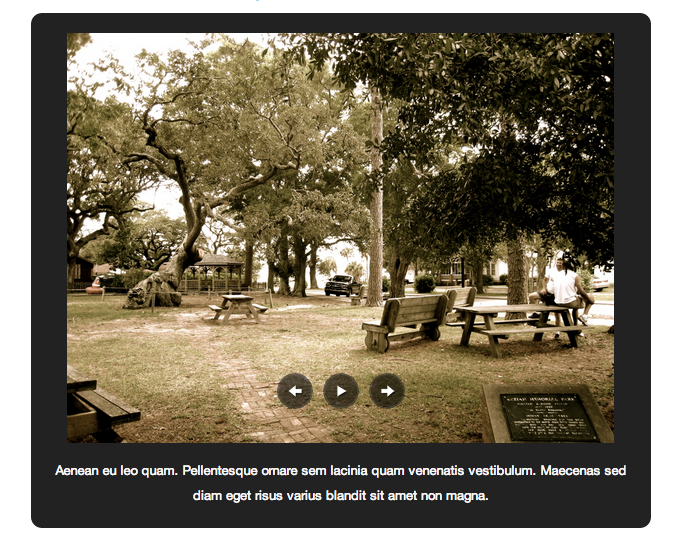 Caption is displayed below the photo.