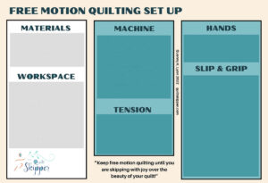 Set Up Tips for Free Motion Quilting