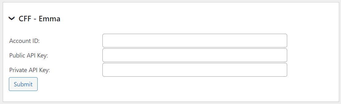 Add-on settings