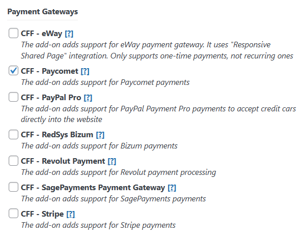Paycomet activation