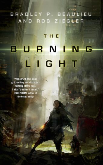 Image of The Burning Light book cover by Rob Ziegler & Bradley Beaulieu