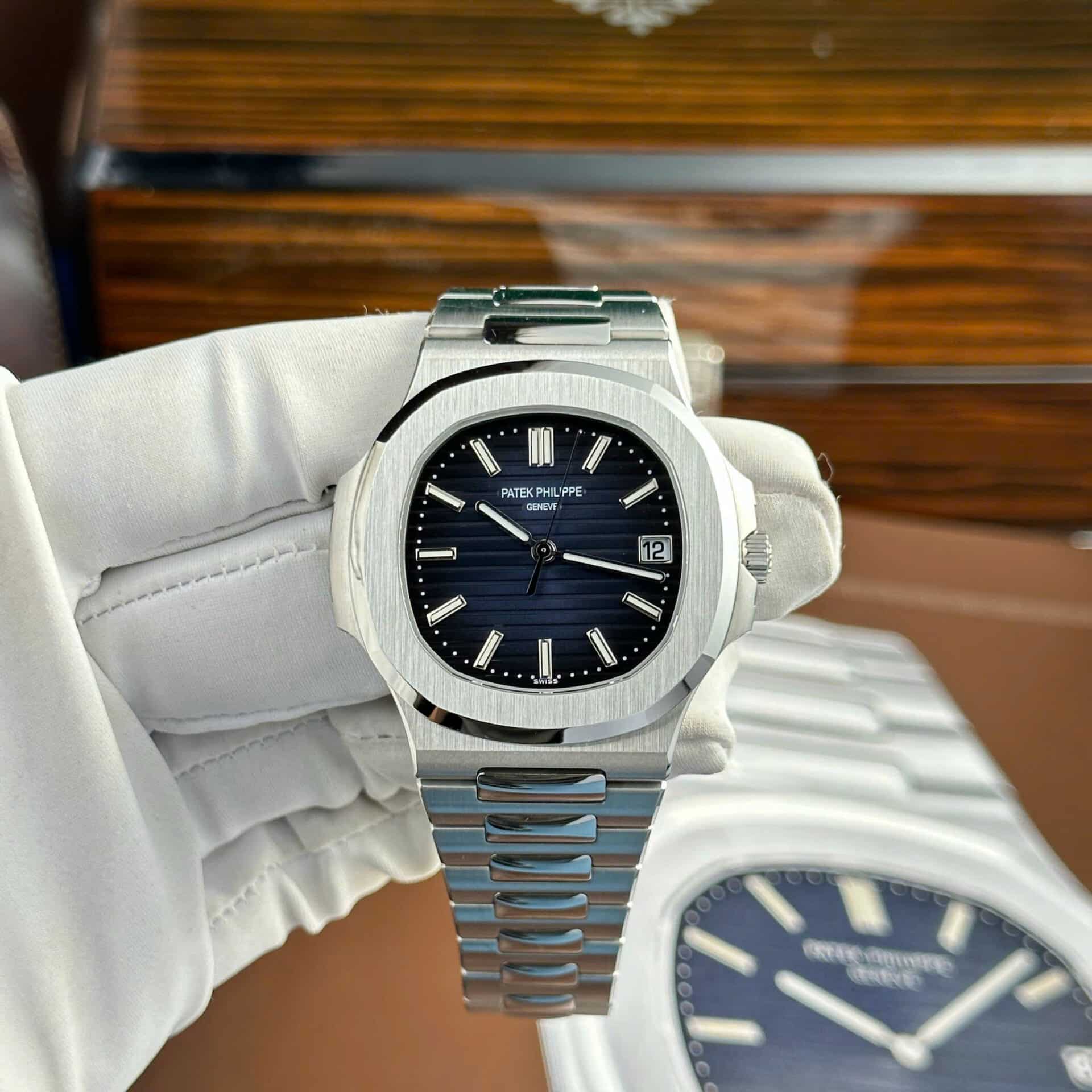 Patek Philippe Nautilus 5811/1G Blue Dial Modified Full Options Super Clone 41mm