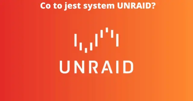 Unraid serwer domowy homelab w racku z dyskami HDD