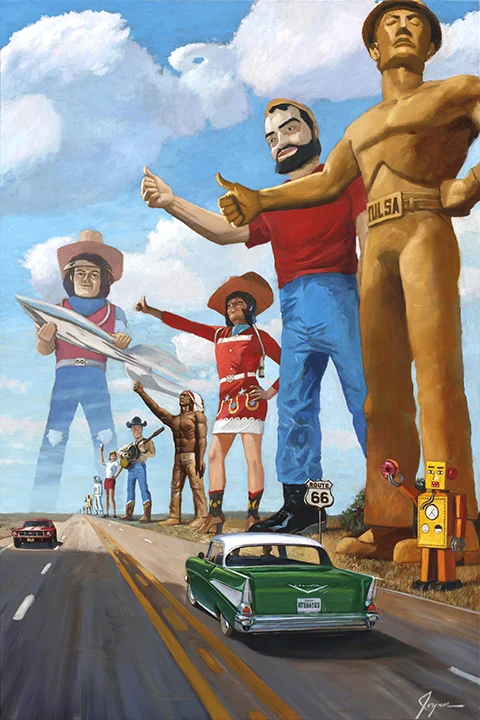 Rt. 66 Giants by Eric Joyner