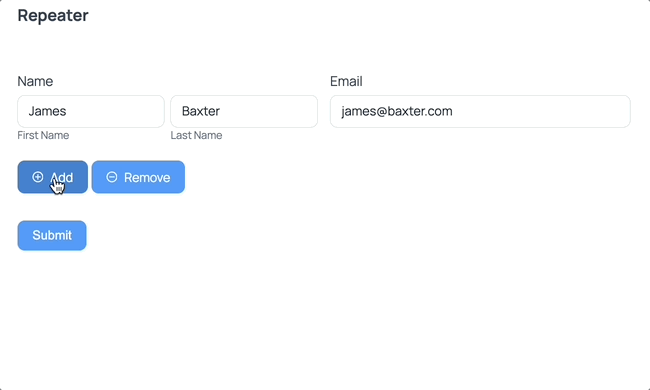 Repeater field front-end