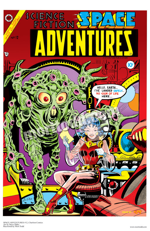 SPACE ADVENTURES #12 by STEVE DITKO SPACE ADVENTURES #12 by STEVE DITKO