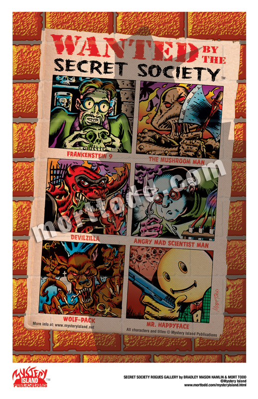 SECRET SOCIETY ROGUES GALLERY by MORT TODD SECRET SOCIETY ROGUES GALLERY by MORT TODD