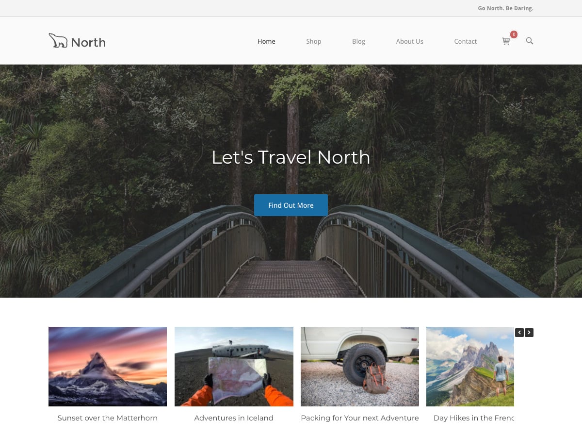 North theme preview
