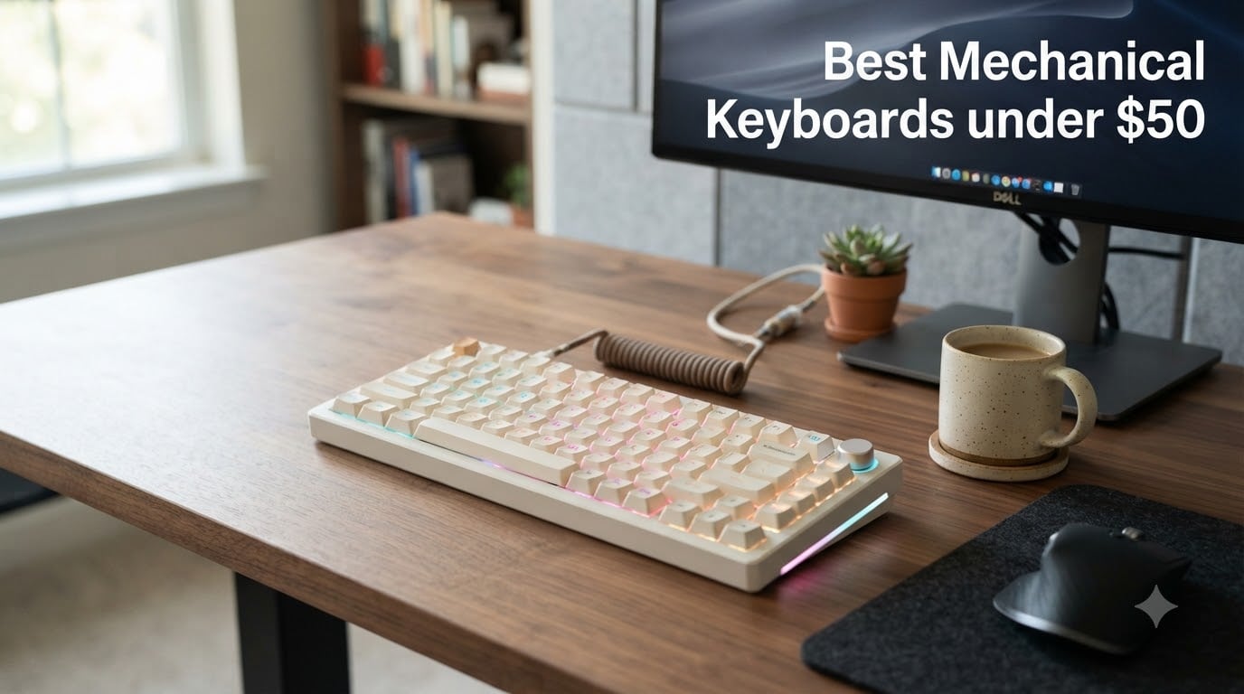 10 Best Mechanical Keyboards Under 50 (August 2026) Reviewed
