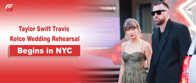 Taylor Swift and Travis Kelce Wedding Weekend Begins With Private Rehearsal Dinner Taylor Swift Travis Kelce Wedding Rehearsal Begins in NYC news banner for Stuffablog.