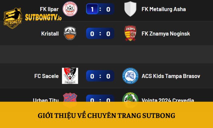 Sutbong TV - Trực tiếp bóng đá Socolive Xoilac Full HD 24/7 144 Giới thiệu về chuyên trang Sutbong