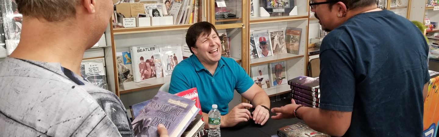 Join us for a special guest appearance! (R.A. Salvatore 2017) Guest Appearances - R.A. Salvatore 2017