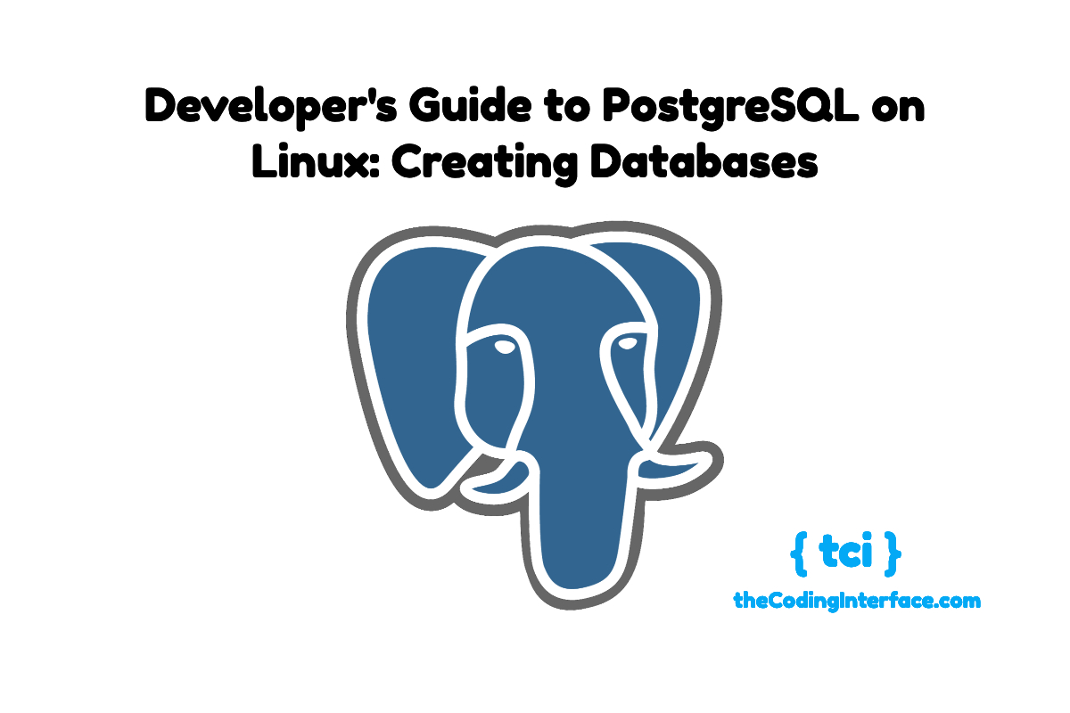 Creating PostgreSQL Databases