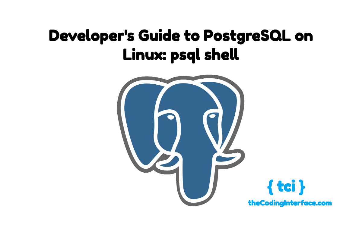 PostgreSQL psql Shell