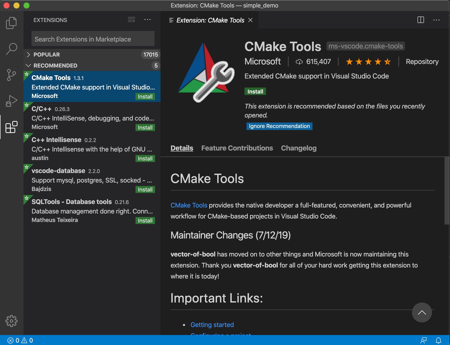 VS Code Extensions