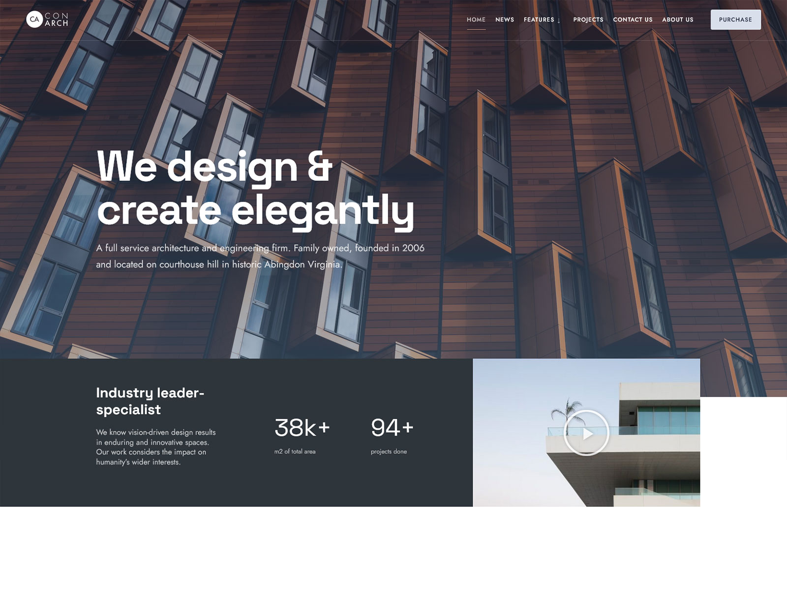 ConArch - Construction WordPress Theme