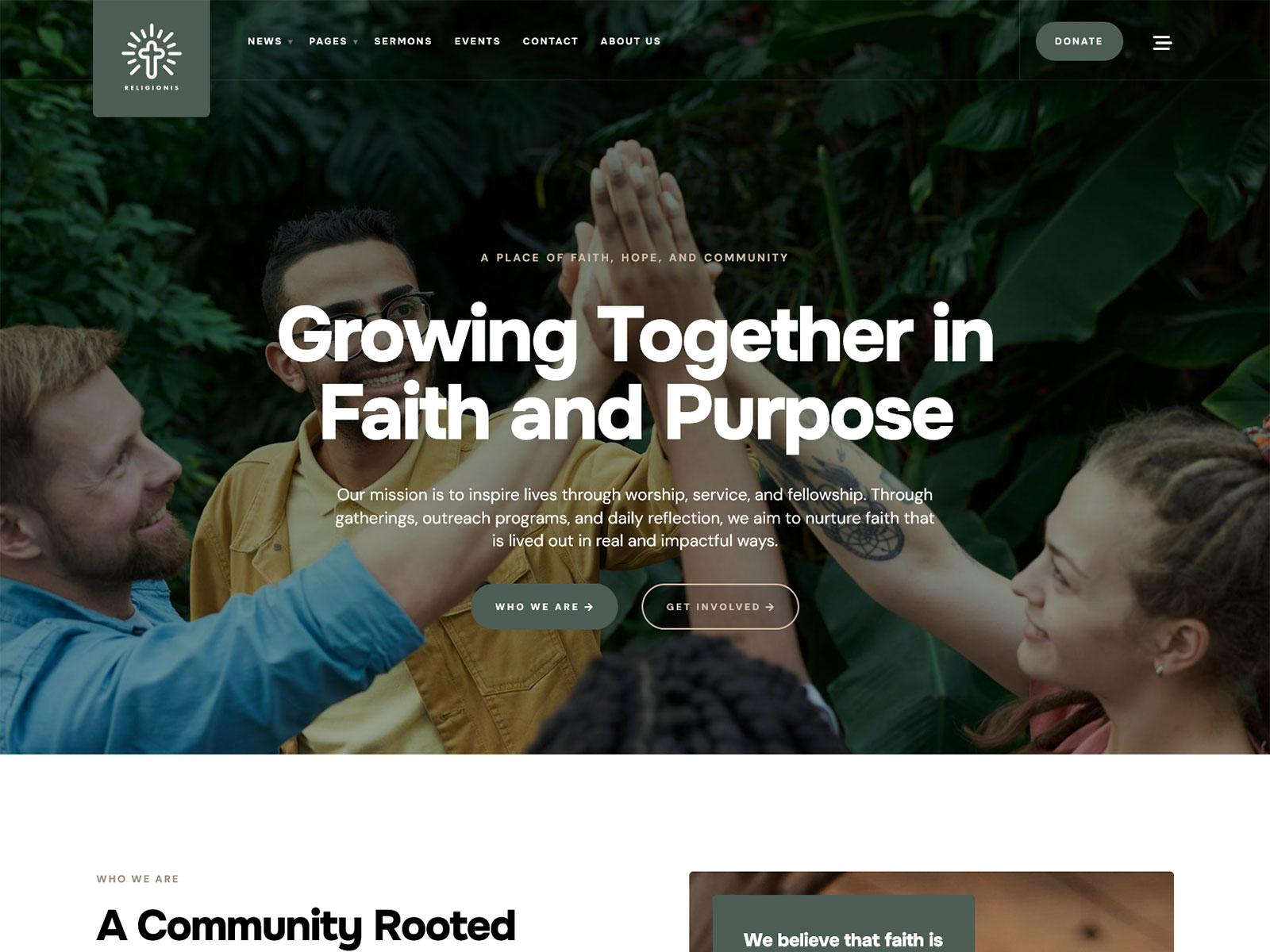 Religionis - Church Website Template