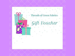 Threads of Green Fabrics Gift Voucher