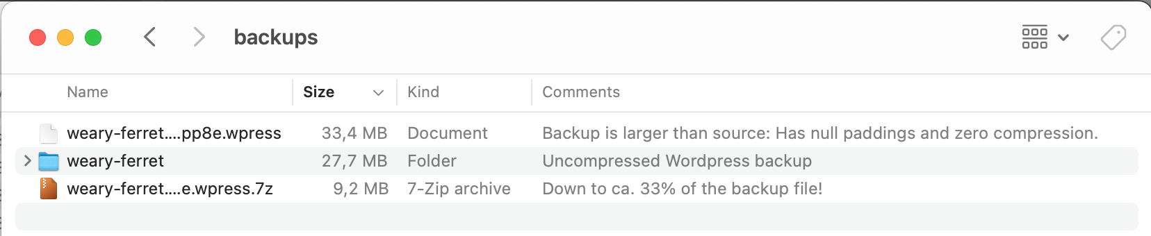 wPress Archive