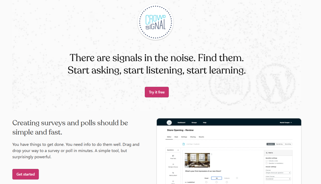CrowdSignal