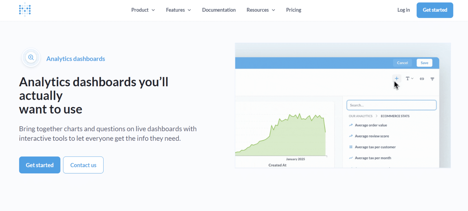 Metabase survey tool