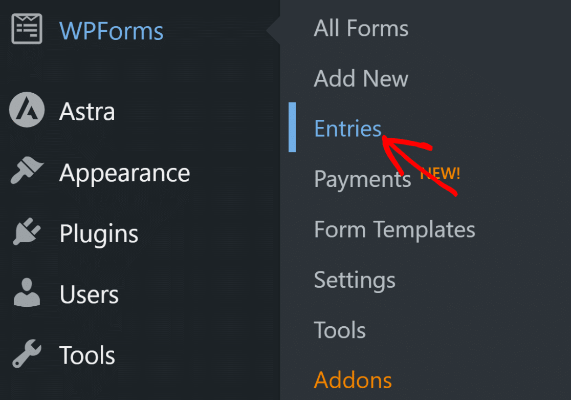 WPForms Entries - WPForms WPForms entries