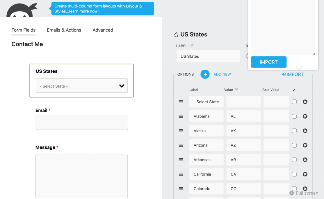 Ninja Forms customize address field - WPForms Ninja Forms customize address field