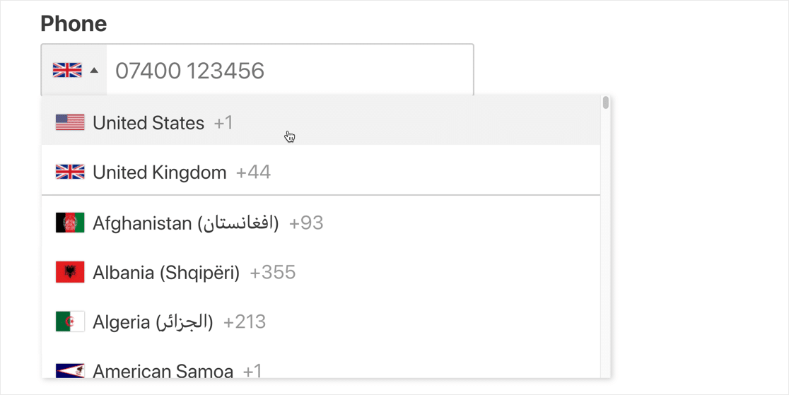 Smart phone field in WPForms - WPForms Smart phone field in WPForms