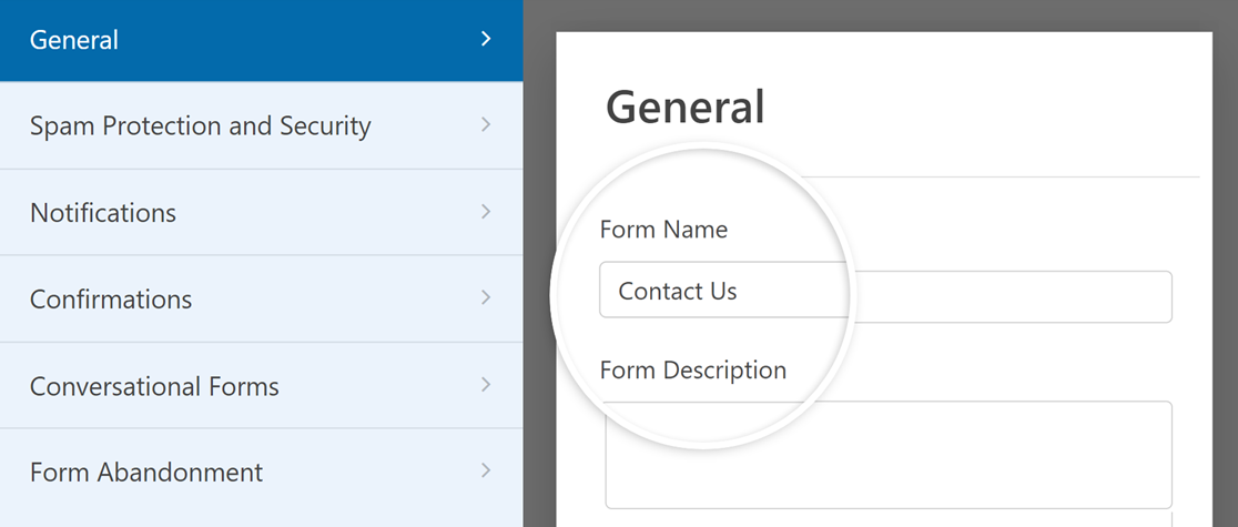 general-settings-name-description - WPForms The General form settings