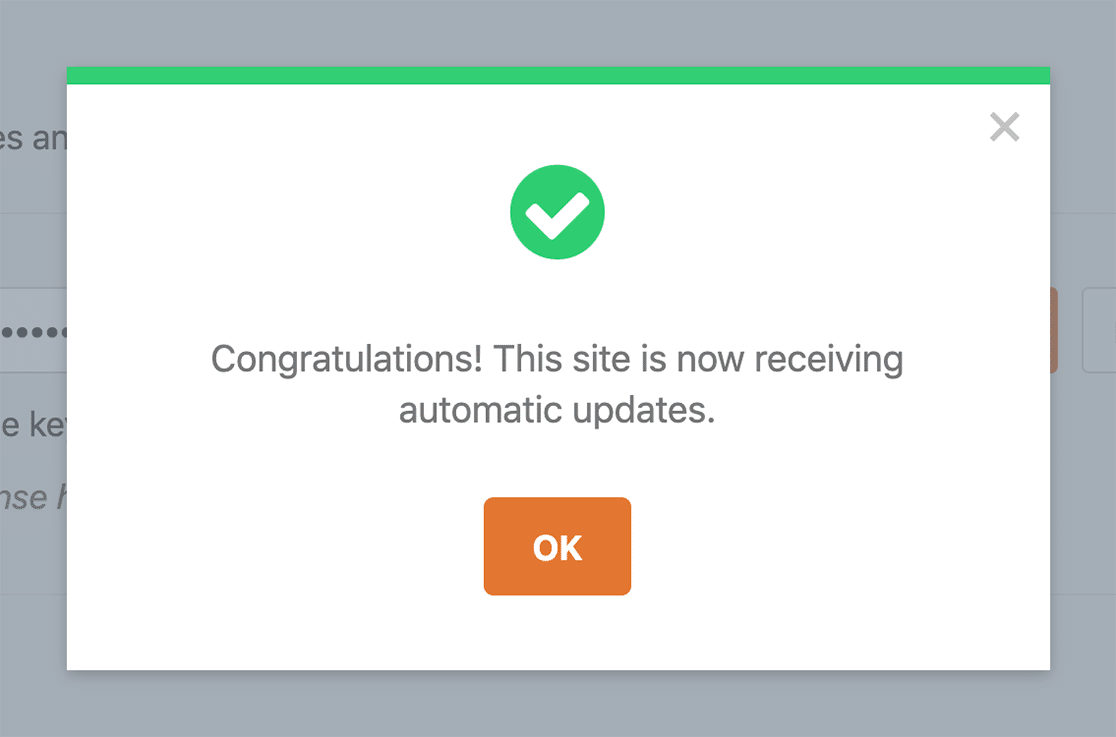 verify license successful - WPForms Successful License Verification