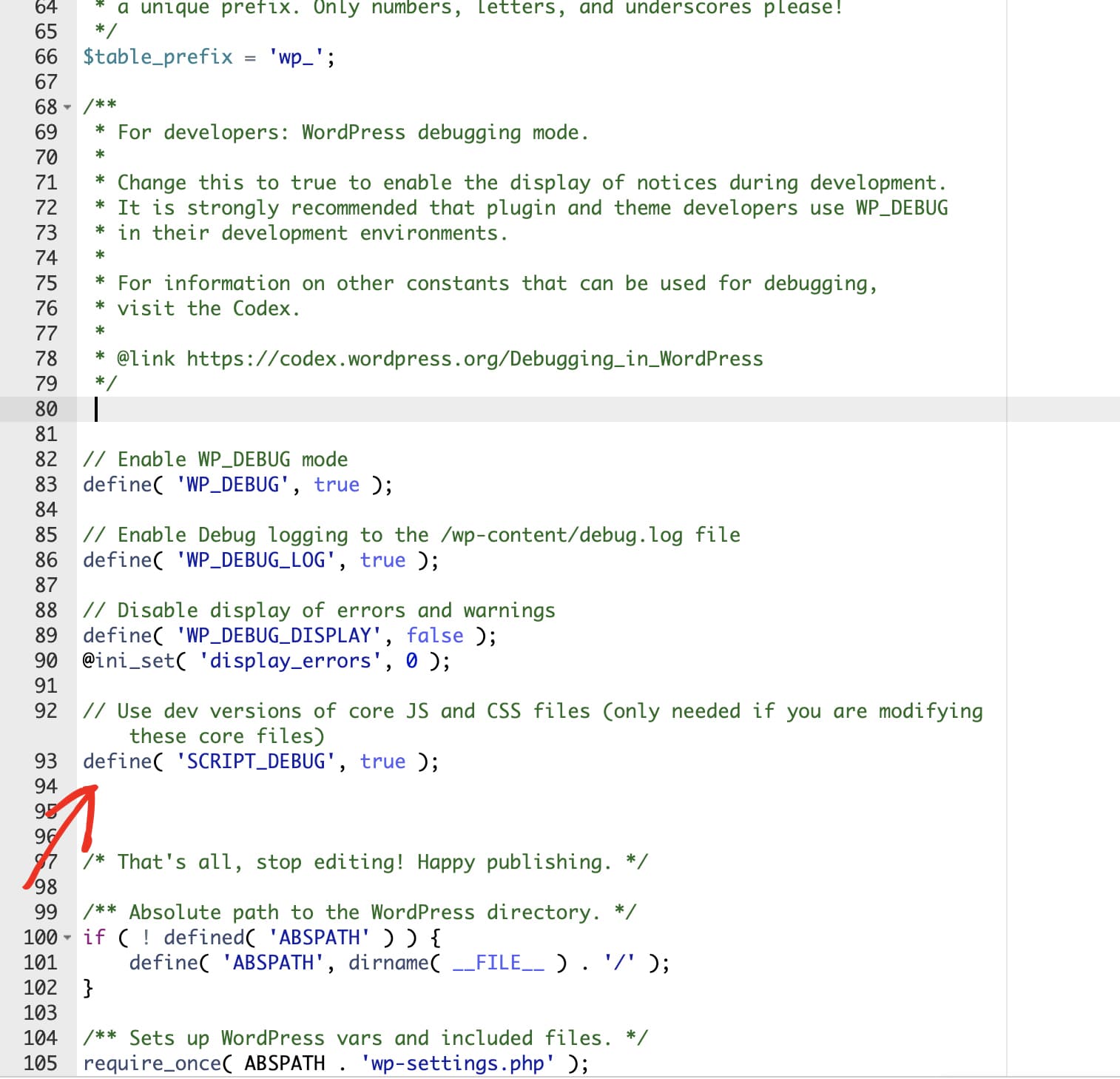 wpforms-debug-code - WPForms ativar a depuração dentro do ficheiro wp-config.php