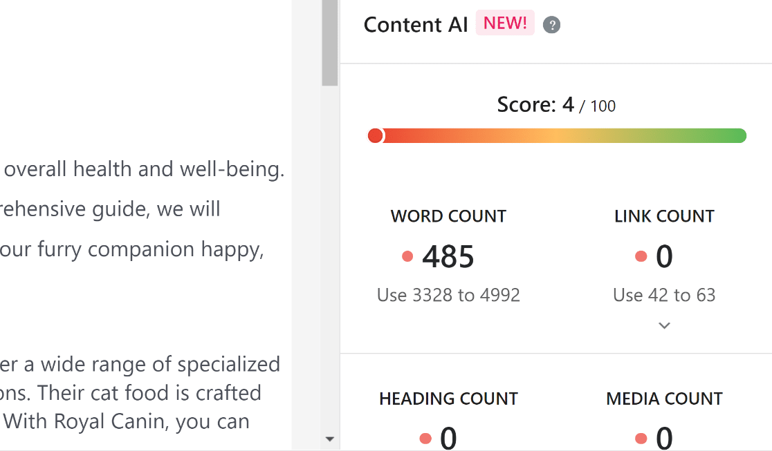 Rankmath Content AI - WPForms Rankmath Content AI