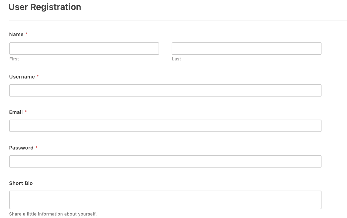 user-registration-template - WPForms Il modello di modulo per la registrazione utente