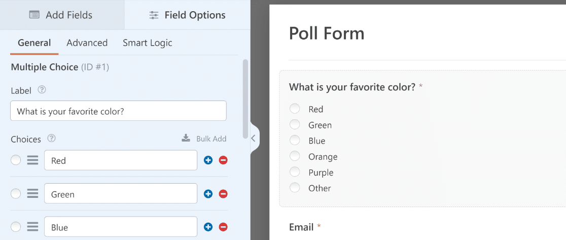 WPForms Poll Form - WPForms WPForms poll form