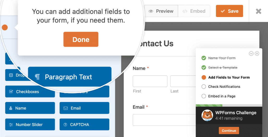 add-additional-fields-to-a-form - WPForms Adding fields to a form during the WPForms Challenge