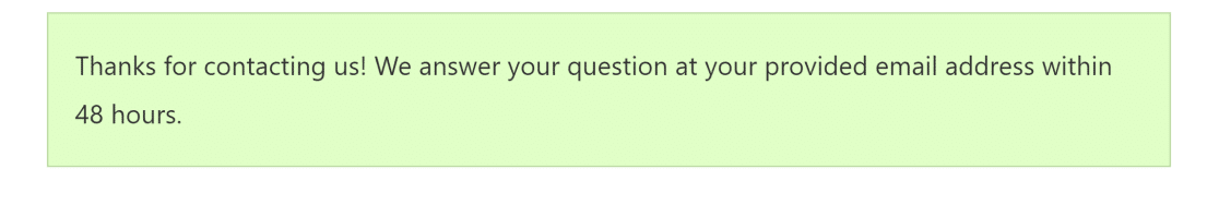 form confirmation - WPForms form confirmation
